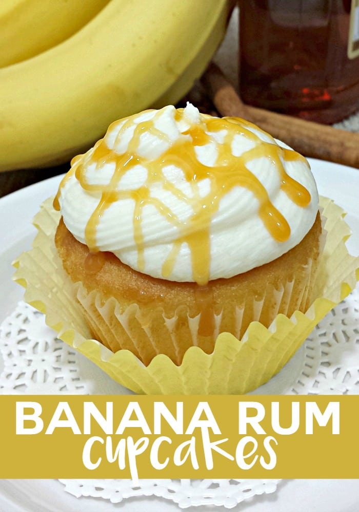 Banana Rum Cupcakes