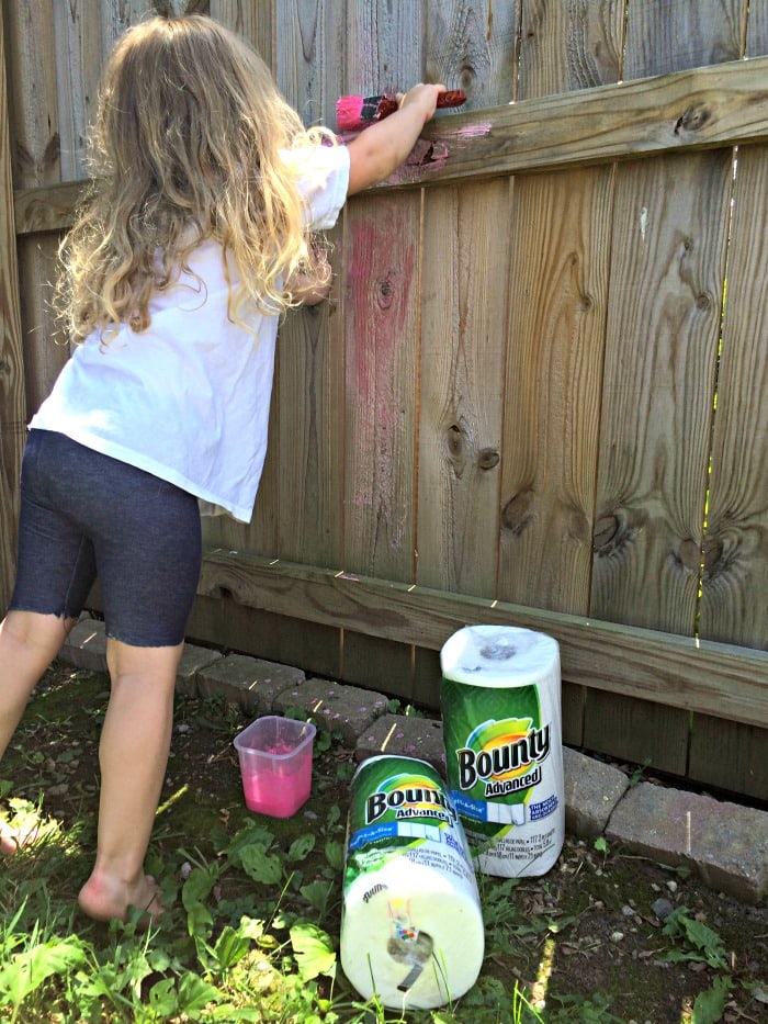 Bounty paper towels are great for messes