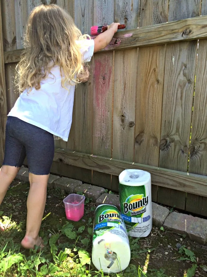 Bounty paper towels are great for messes