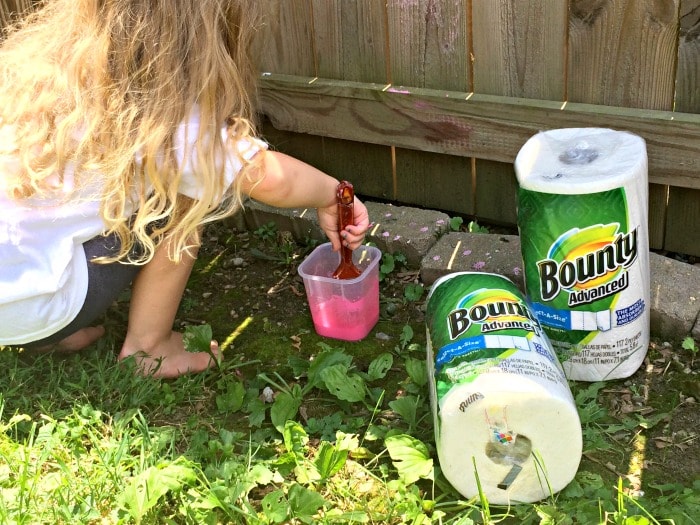 Bounty paper towels help moms clean up every mess
