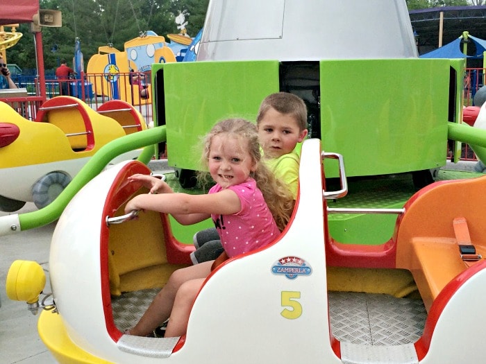 Kids at Kings Island