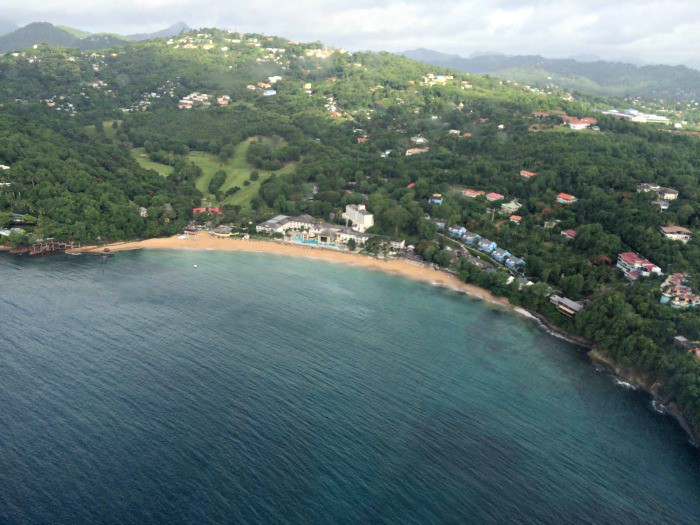 St Lucia Helicopter view