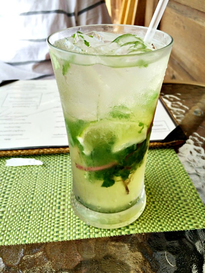 Mojito from The Naked Fisherman in Saint Lucia
