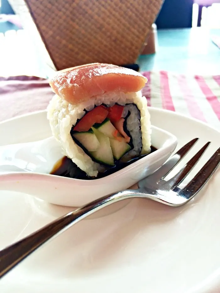 Sushi at The Cliff at Cap