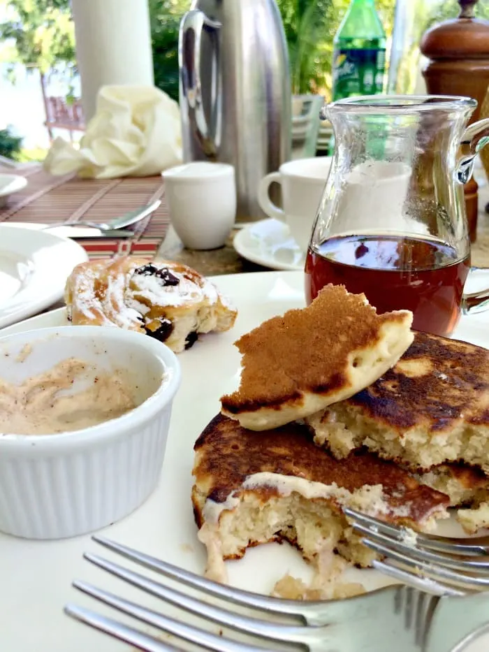 pancakes at Cap Maison