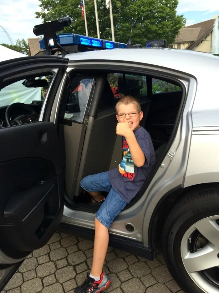 Kings Island Fire and Safety Days police car