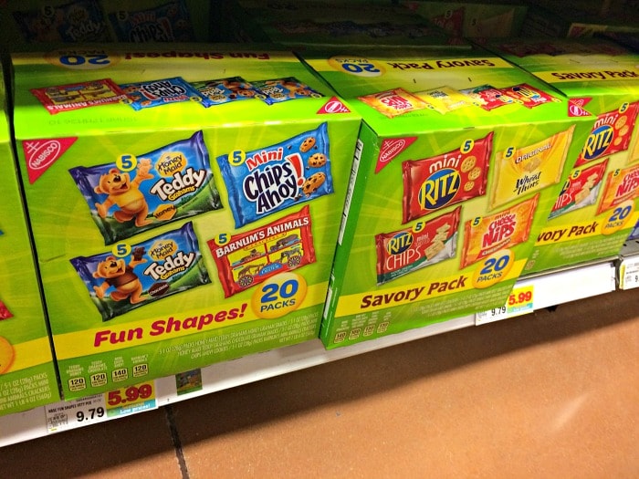 Ritz Teddy Grahams Barnum's Animal crackers variety packs