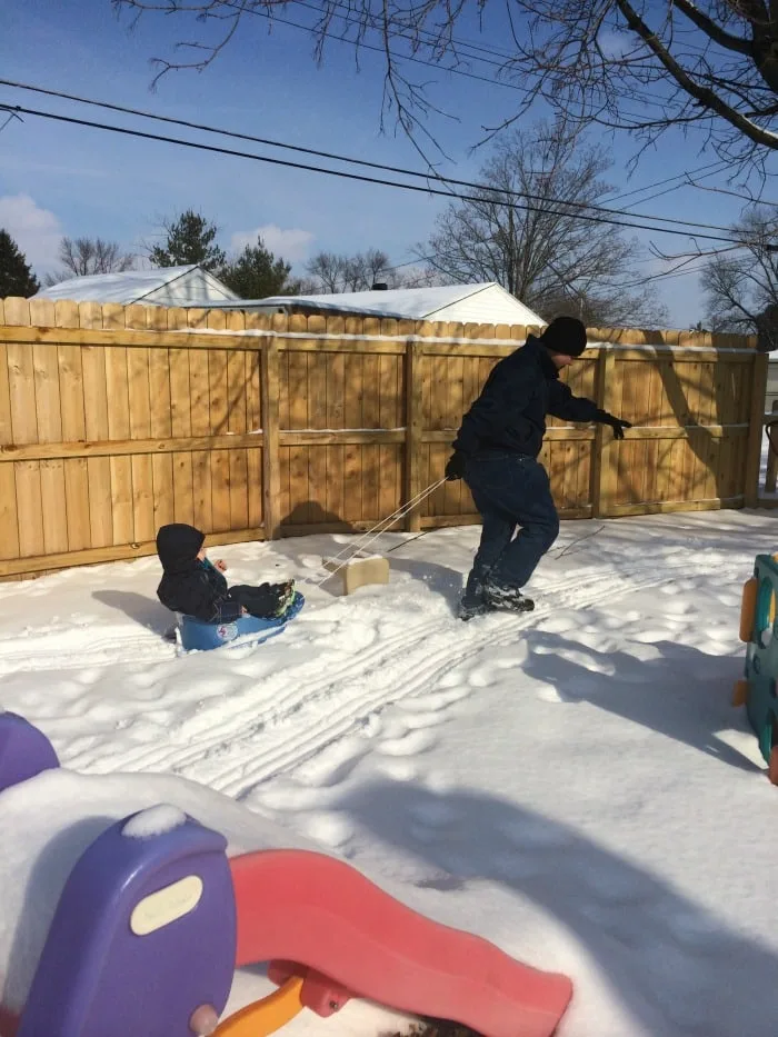 sledding