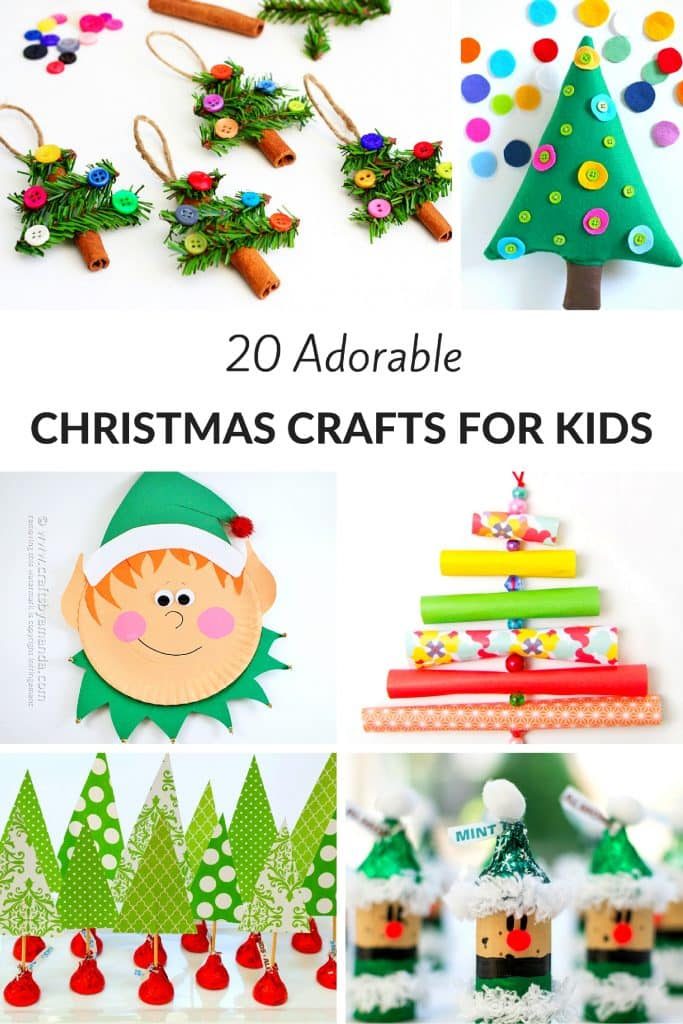 20 Adorable Christmas Crafts for Kids