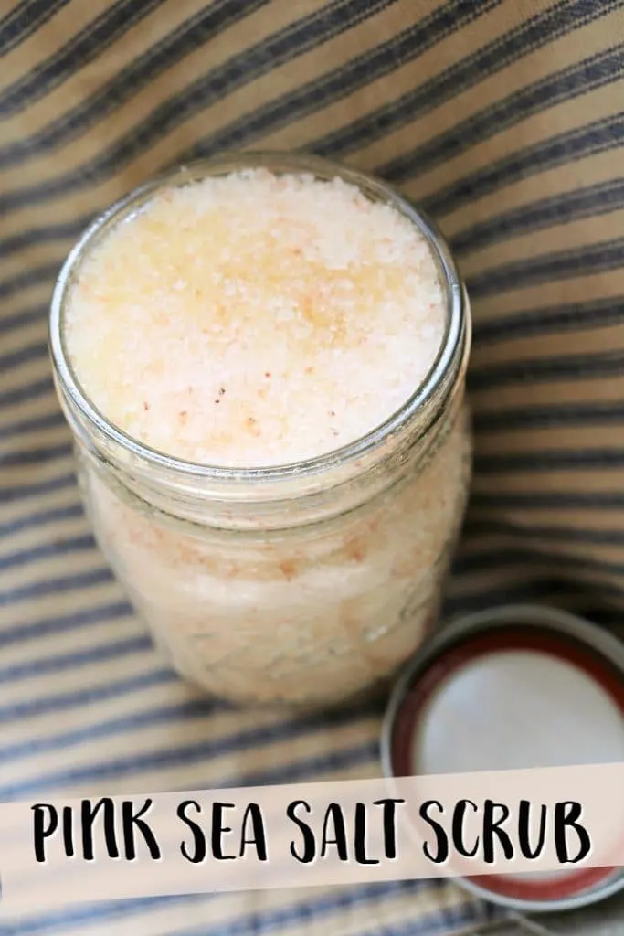 Pink Sea Salt Body Scrub