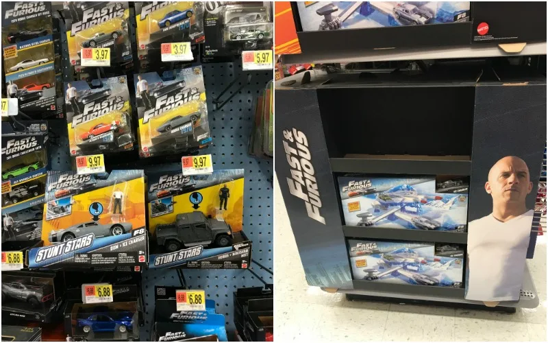 Fast & Furious toys at Walmart