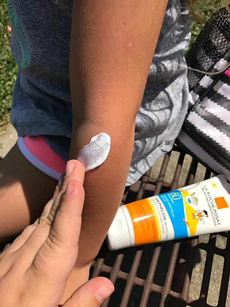 Applying sunscreen is important before sun exposure