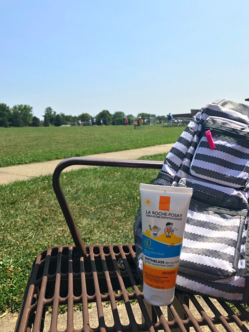 Sun protection at soccer practice