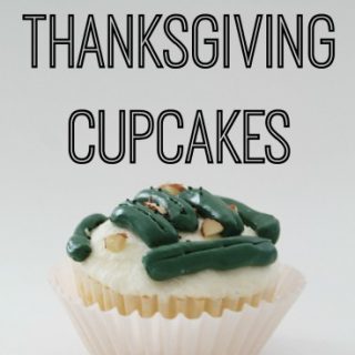 Thanksgiving Green Bean Cupcakes