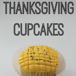 Thanksgiving Corn Cupcakes