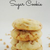 Toffee Sugar Cookies