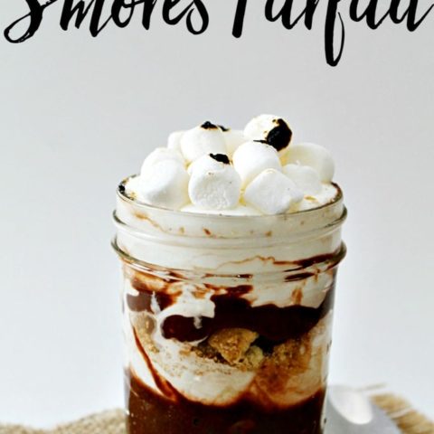 Mason Jar S'mores Parfait