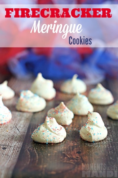 Firecracker Meringue Cookies