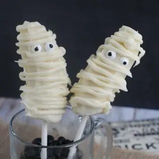 Chocolate Covered Banana Mummies