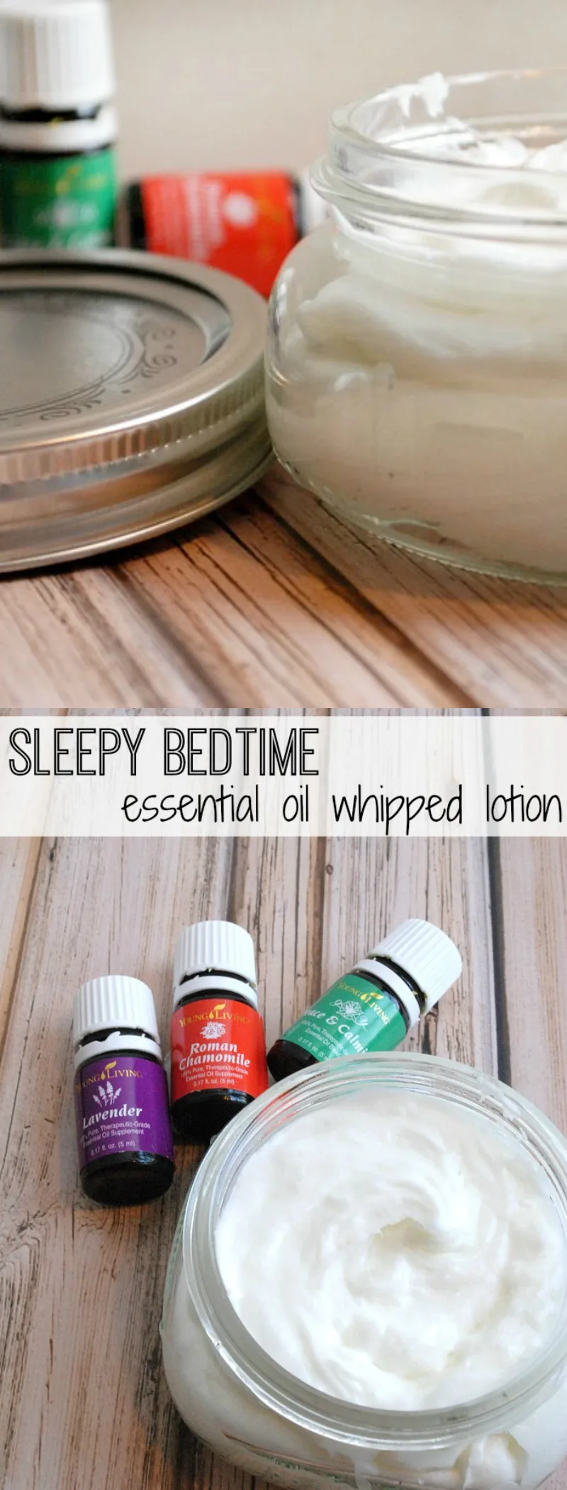 Sleepy Bedtime Whipped Lotion with essential oils