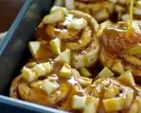 Caramel Apple Cinnamon Rolls