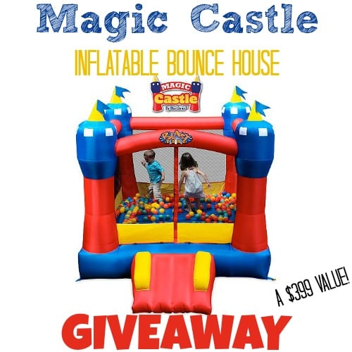 Blast Zone Magic Castle Inflatable Bounce House