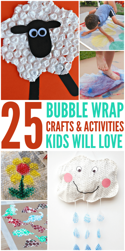 25 Bubble Wrap Crafts and Activities Kids Will Love