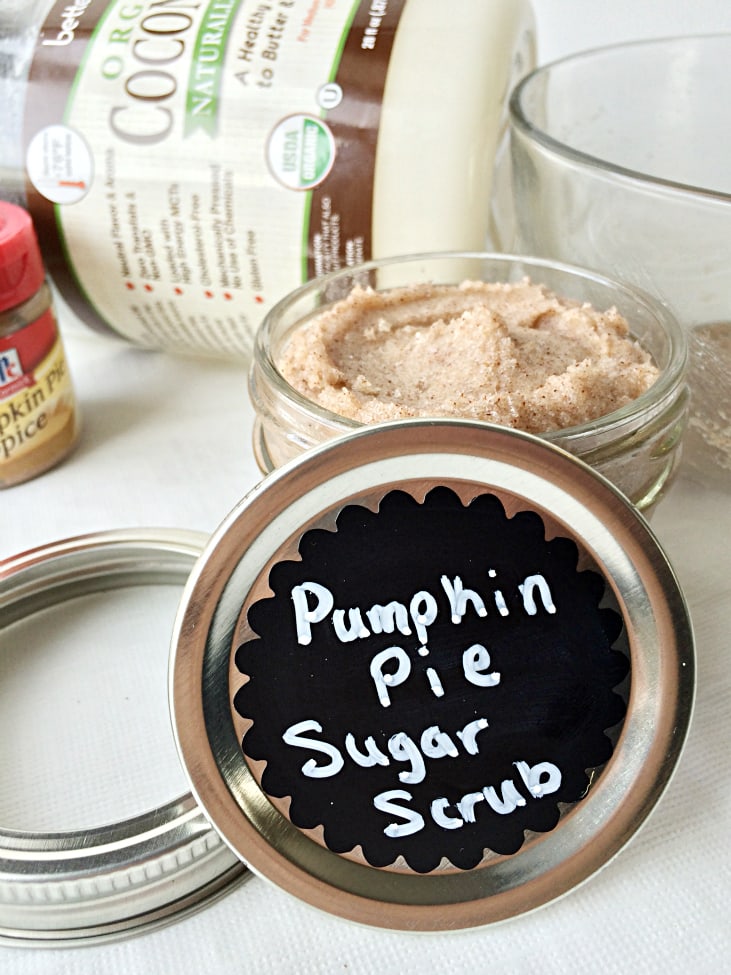 Pumpkin Pie Sugar Scrub DIY Recipe