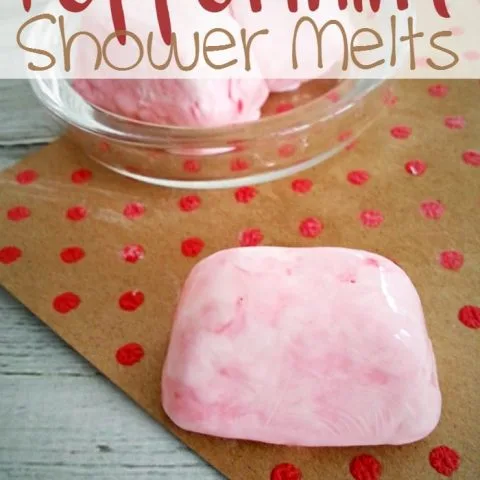 DIY Peppermint Shower Melts