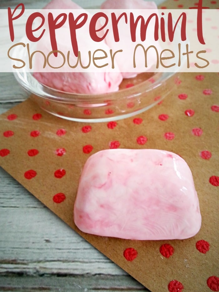 DIY Peppermint Shower Melts