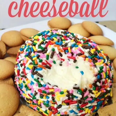 Sugar Cookie Cheeseball dessert dip recipe