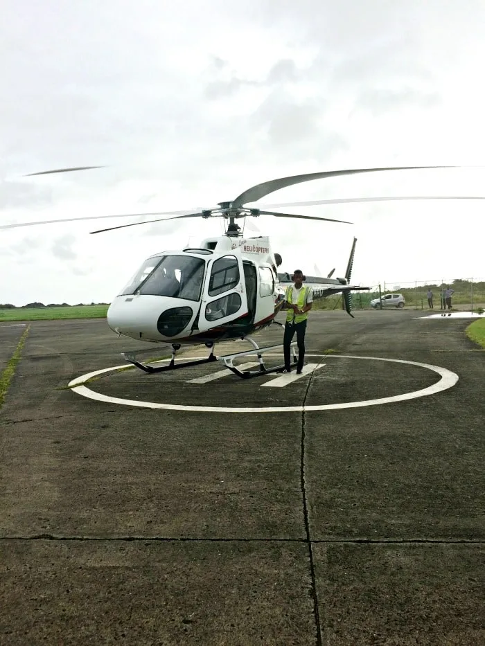 St Lucia Helicopter airport to resort transfer