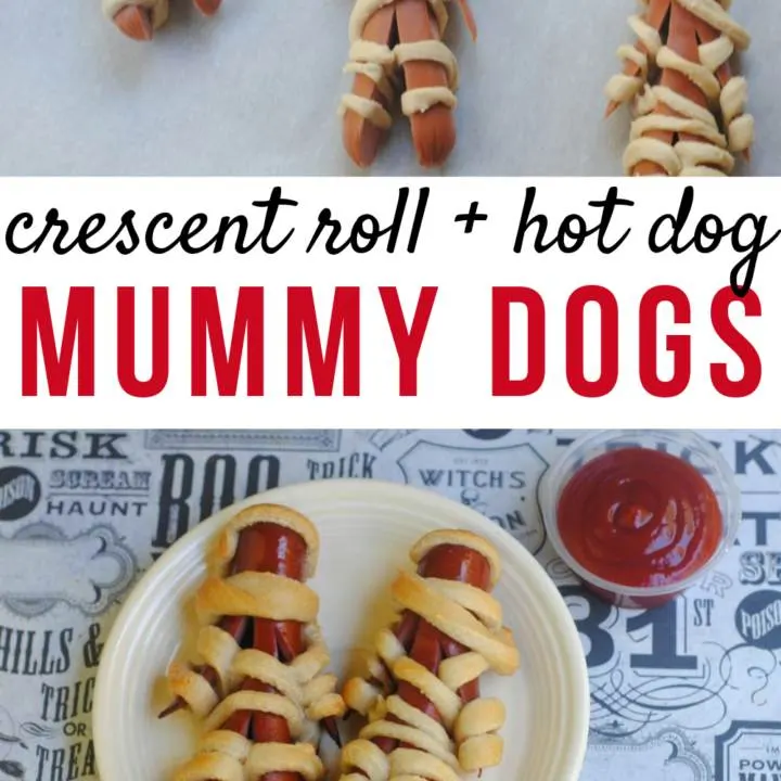 Crescent Roll Hot Dog Mummy Dogs