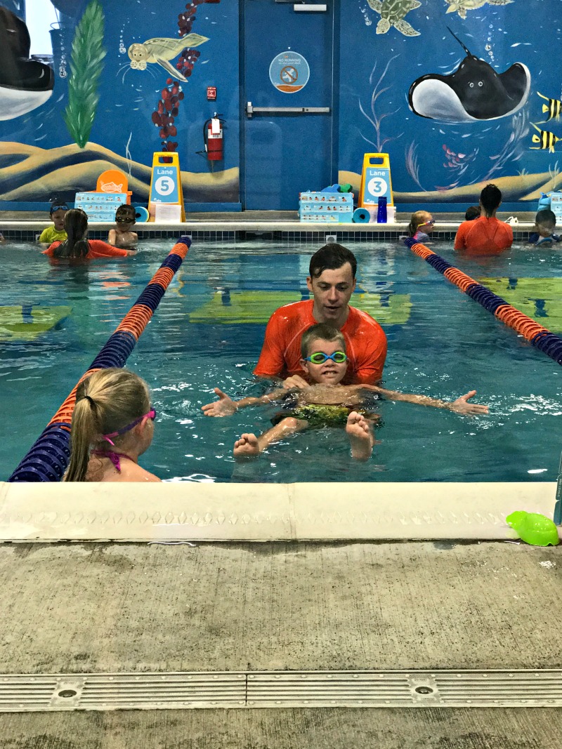 Goldfish Swim School instructors are trained and full of energy