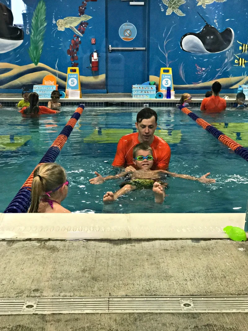 Goldfish Swim School instructors are trained and full of energy