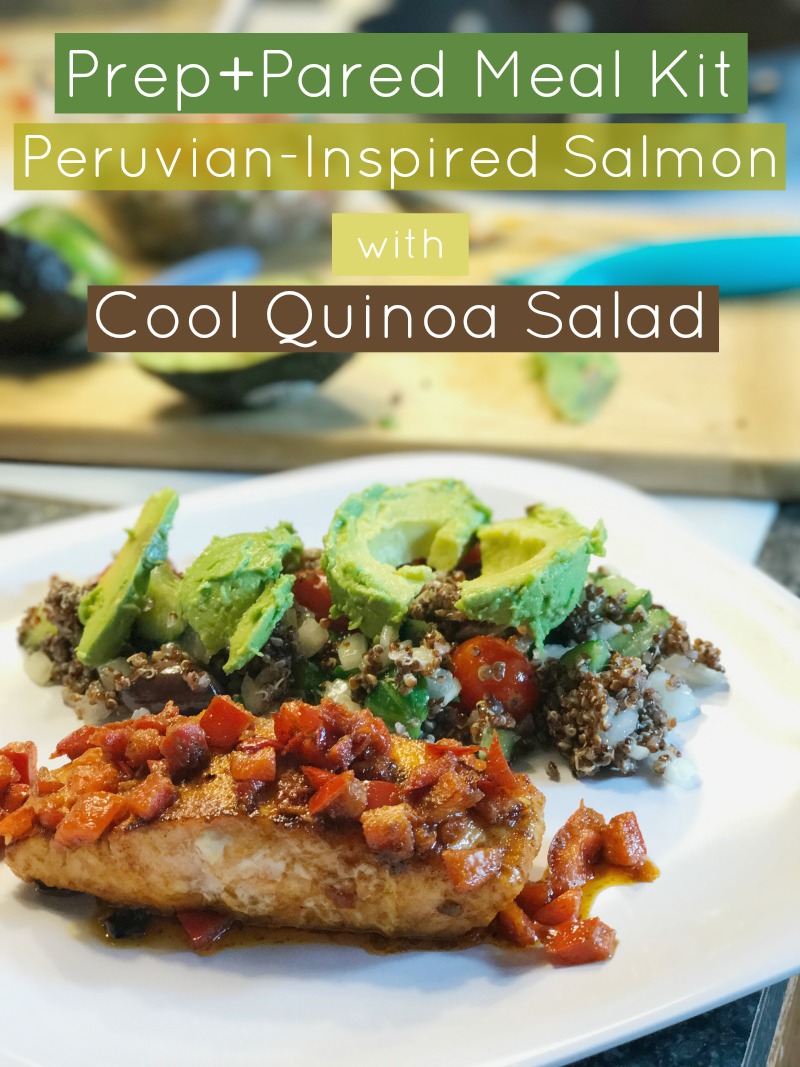 Prep+Pared Meal Kit- Peruvian-Inspired Salmon with Cool Quinoa Salad