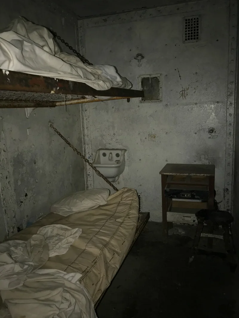 Prison cell at Ohio State Reformatory