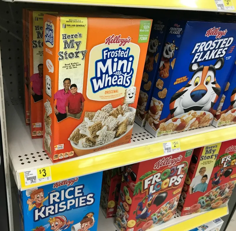 Kellogg's Cereal at Dollar General