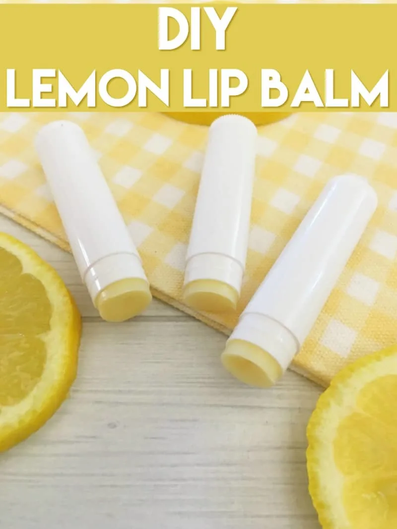 DIY Lemon Lip Balm