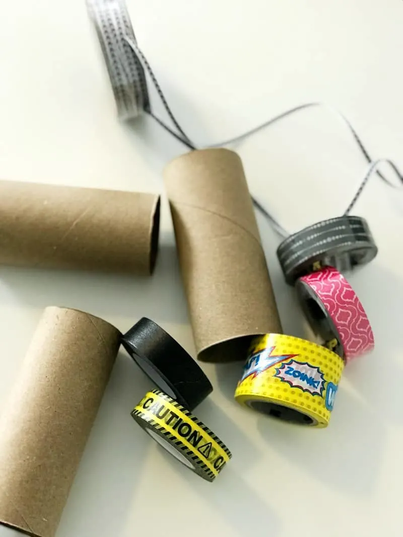 DIY Washi Tape BoxTops for Education Holders