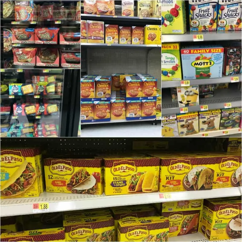General Mills Box Tops for Education products at Walmart