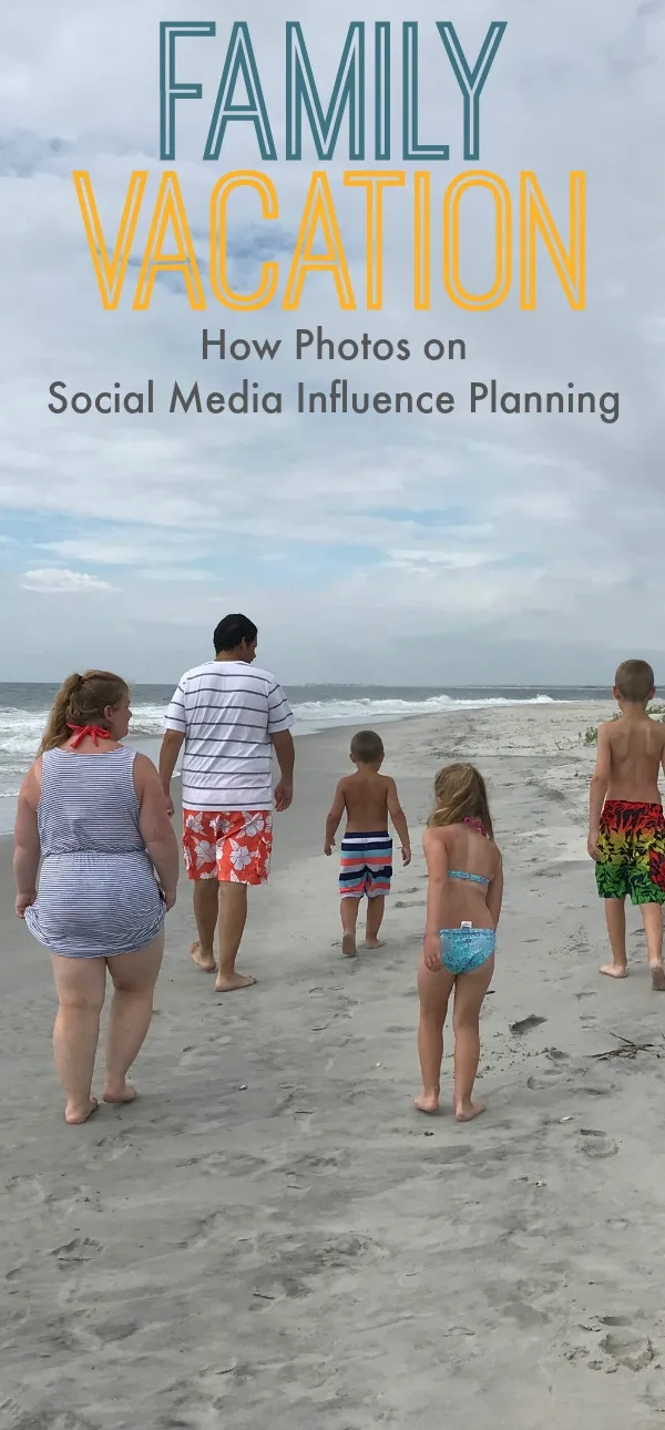 family walking on beach in Topsail Beach North Carolina