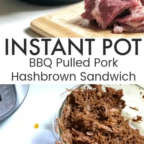 Instant Pot BBQ Pulled Pork Hashbrown Sandwich