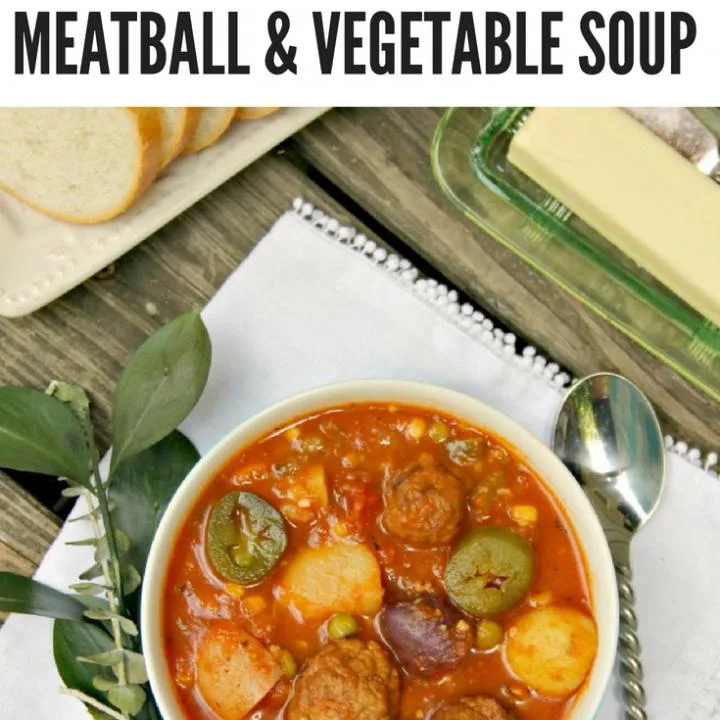 Instant Pot Meatball Vegetable Soup