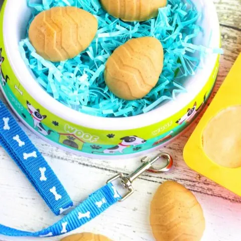 Peanut Butter Easter Egg Treats for Dogs