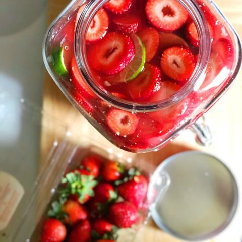 Strawberry Margarita by the Gallon
