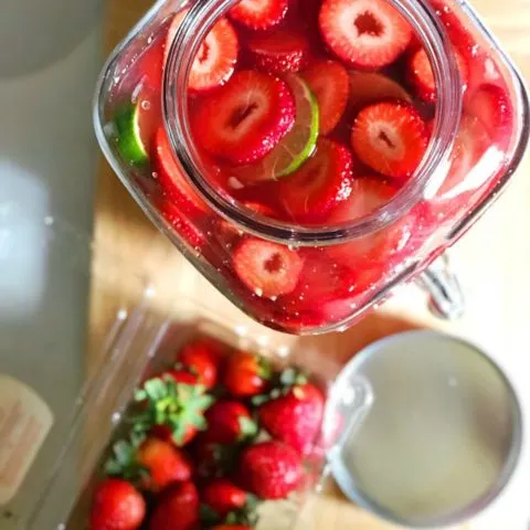 Strawberry Margarita by the Gallon