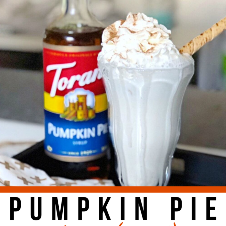 Pumpkin Pie Boozy Milkshake