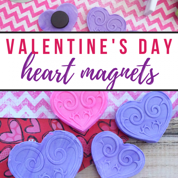 DIY Valentine's Day Heart Magnets – Moments With Mandi