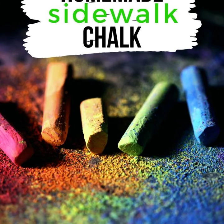 Homemade Sidewalk Chalk